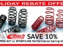 Eibach 10% off